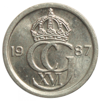 Moneda Suecia 10 Ore 1977-1987 - Numisfila