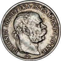 Moneda de Plata Hungria 5 Korona 1907 Francisco José I  - Numisfila