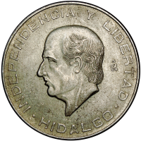 México Moneda de Plata 10 Pesos 1956 Hidalgo - Numisfila