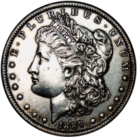 Moneda de Plata E.E.U.U. Dolar Morgan 1889 O New Orleans - Numisfila
