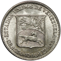 Moneda 25 Céntimos de Plata 1946 - Medio - Numisfila
