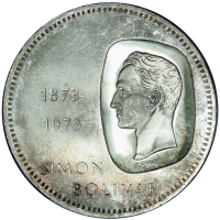 Doblón Moneda 10 Bolívares 1973 Canto Invertido - Numisfila