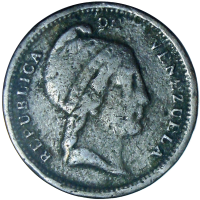 Moneda ¼ Centavo Monaguero 1852 No Heaton - Numisfila