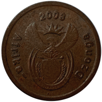 Moneda Sudáfrica 5 Cents 2003 - Numisfila