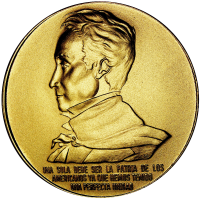 Medalla Simón Bolívar Año Sesquicentenario de Congreso de Panamá 1974 - Numisfila