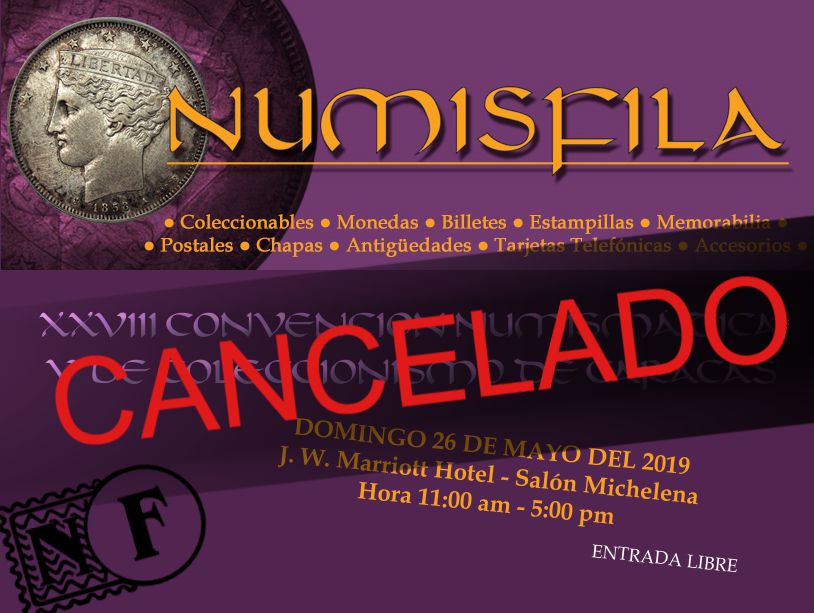 XXVIII Convención Numismática y de Coleccionismo de Caracas -CANCELADO- | Numisfila