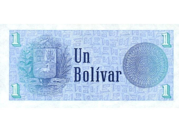 Billete 1 Bolívar - Tinoquito 1989 A8 / AU  - Numisfila