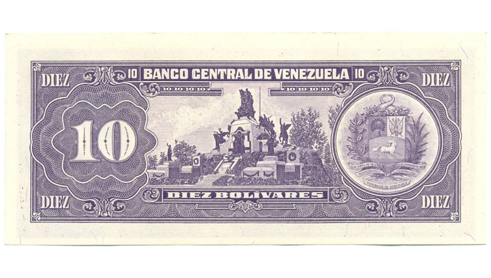 Billete 10 Bolivares 1995 T8  - Numisfila