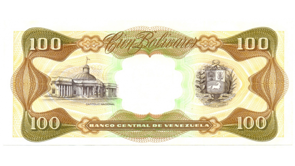 Billete 100 Bolívares Diciembre 1992 M8  - Numisfila