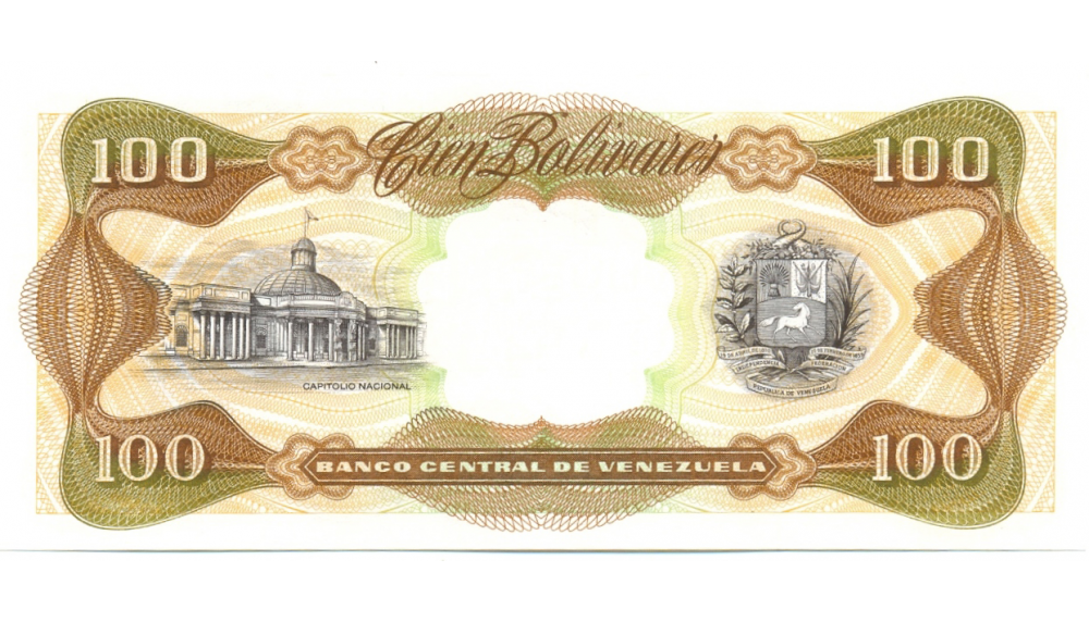Billete 100 Bolívares Octubre 1998 K8  - Numisfila