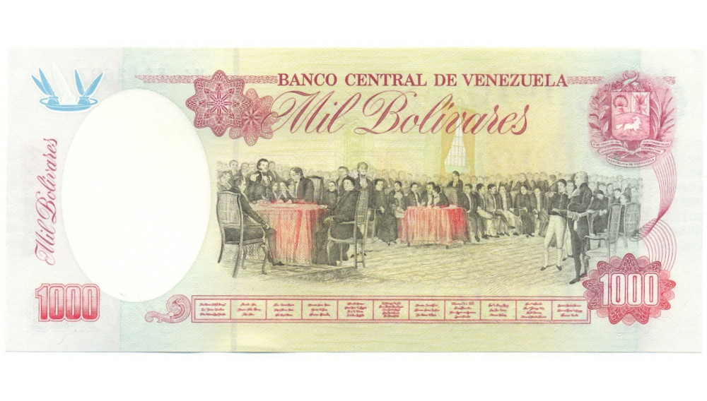 Billete 1000 Bolívares Febrero 1998 M9 / AU  - Numisfila