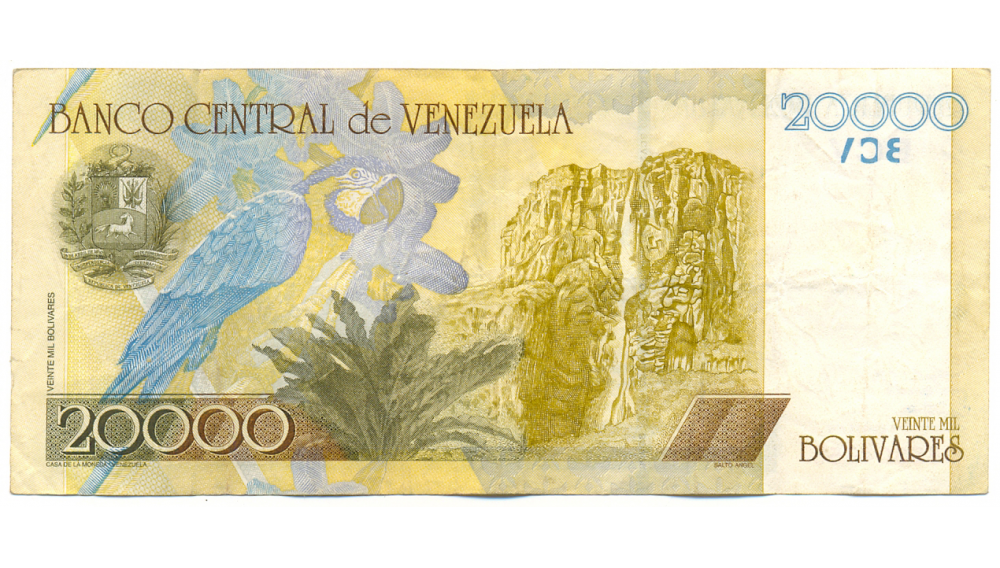 Billete 20.000 Bolívares 2004 Serial D8  - Numisfila