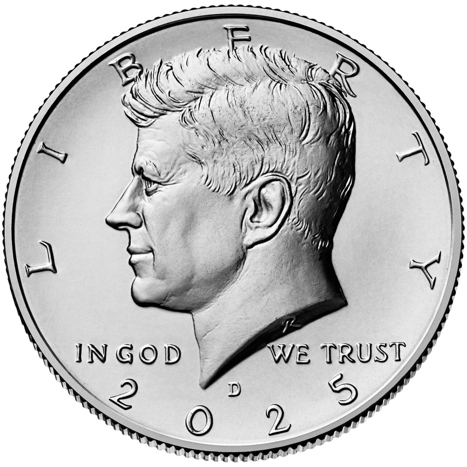 Moneda EE.UU ½  Dólar 2025 D - Kennedy Half Dollar - Numisfila