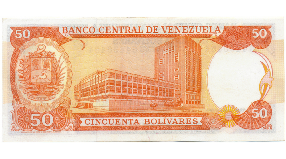 Billete 50 Bolívares Junio 1977 Serie G7  - Numisfila