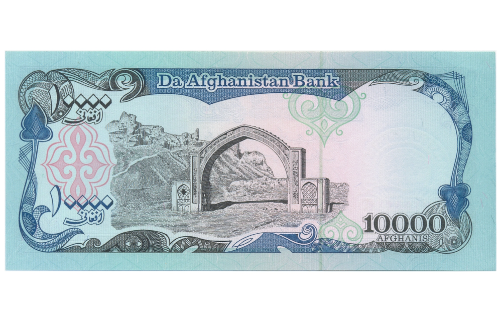 Billete Afghanistan 10000 1993  Estado Islámico   - Numisfila