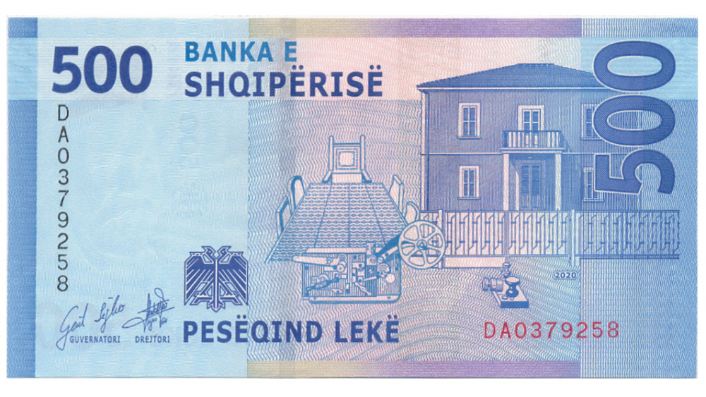 Billete Albania 500 Leke 2020-2022  - Numisfila