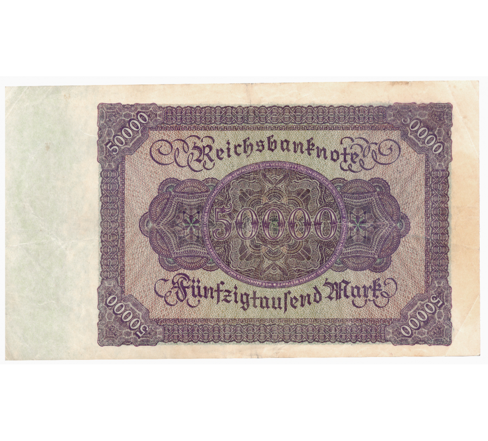Billete Alemania Weimar 50000 Marcos 1922 Burgermaster   - Numisfila