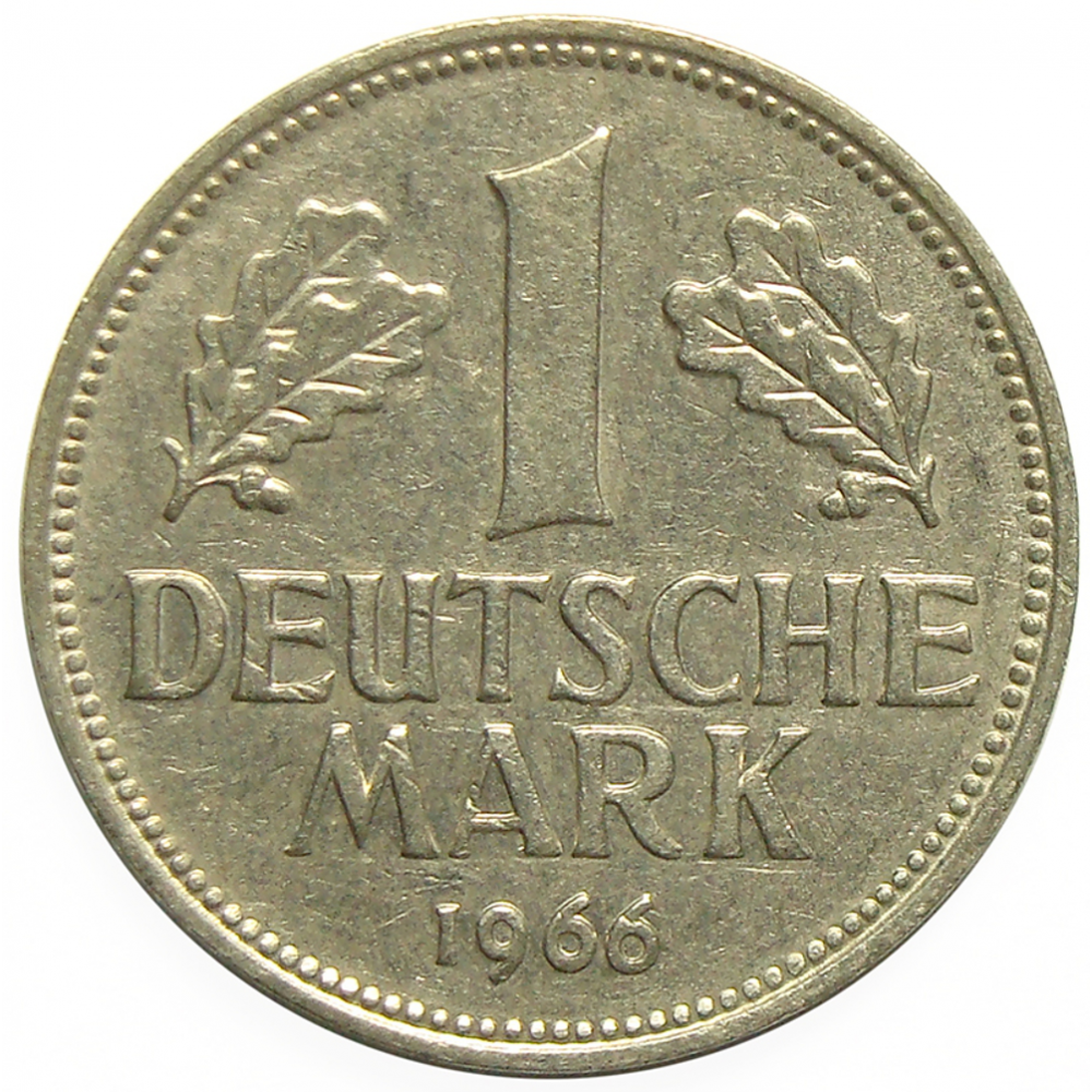 Moneda de Alemania Federal 1 Marco 1970–1993  - Numisfila