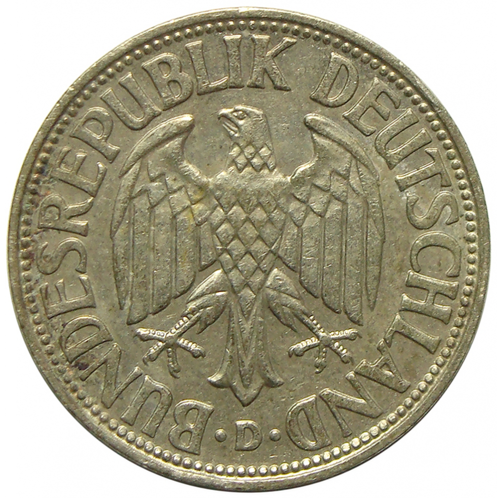 Moneda de Alemania Federal 1 Marco 1970–1993  - Numisfila