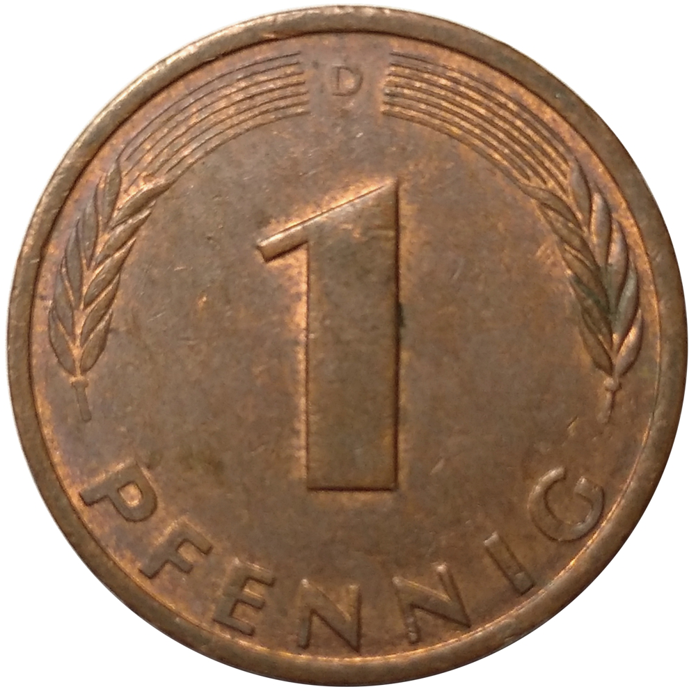 Moneda Alemania Pfennig 1987 - 1995  - Numisfila