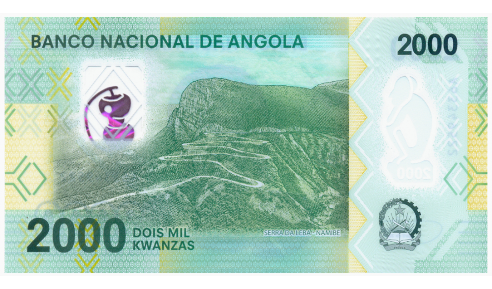 Billete Plástico Angola 2000 Kwanzas 2020   - Numisfila