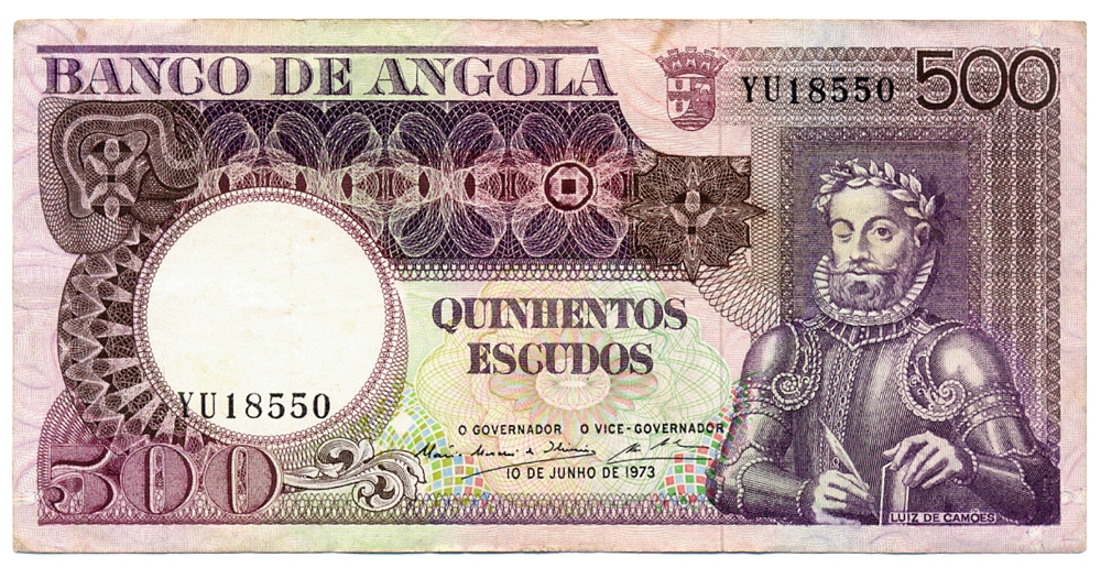 Angola Billete 500 Escudos 1973 Provincia Ultramar de Portugal  - Numisfila