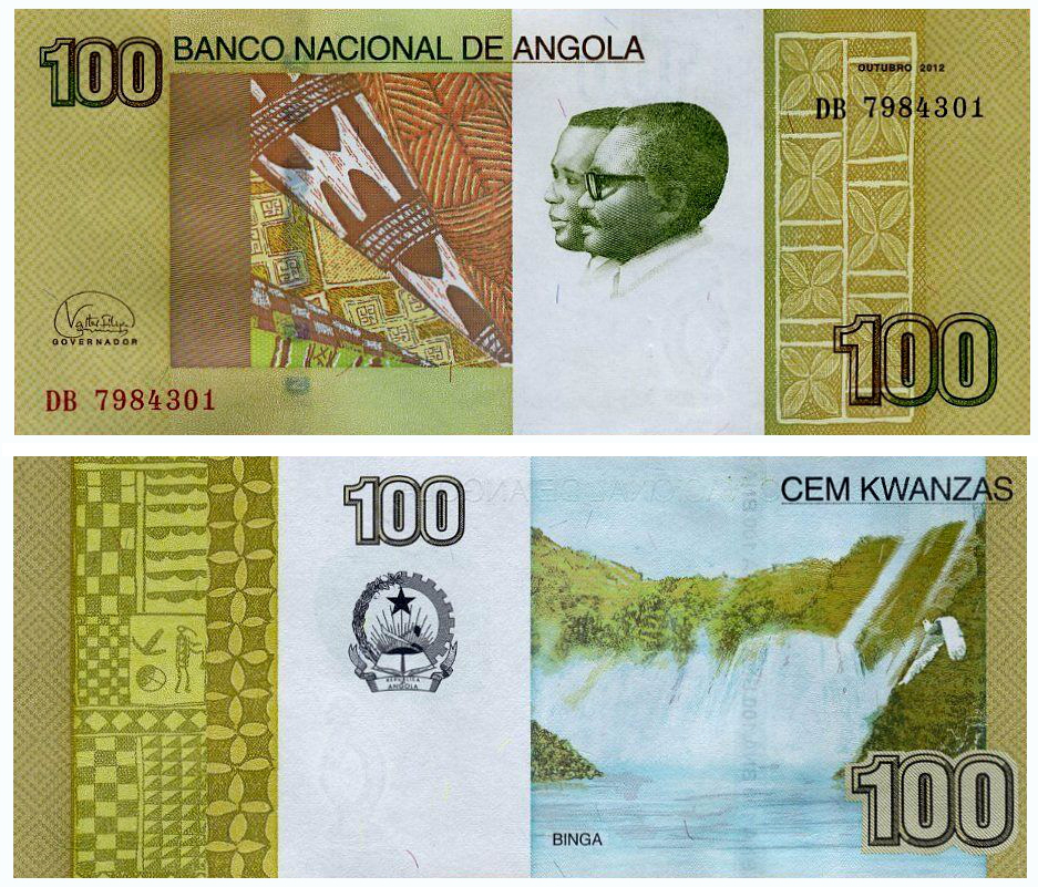 Billete Angola 100 Kwanzas 2012  António Agostinho Neto  - Numisfila