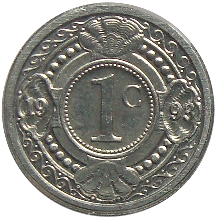 Moneda Antillas Holandesas 1 Centavo 1989 - 2012 - Numisfila