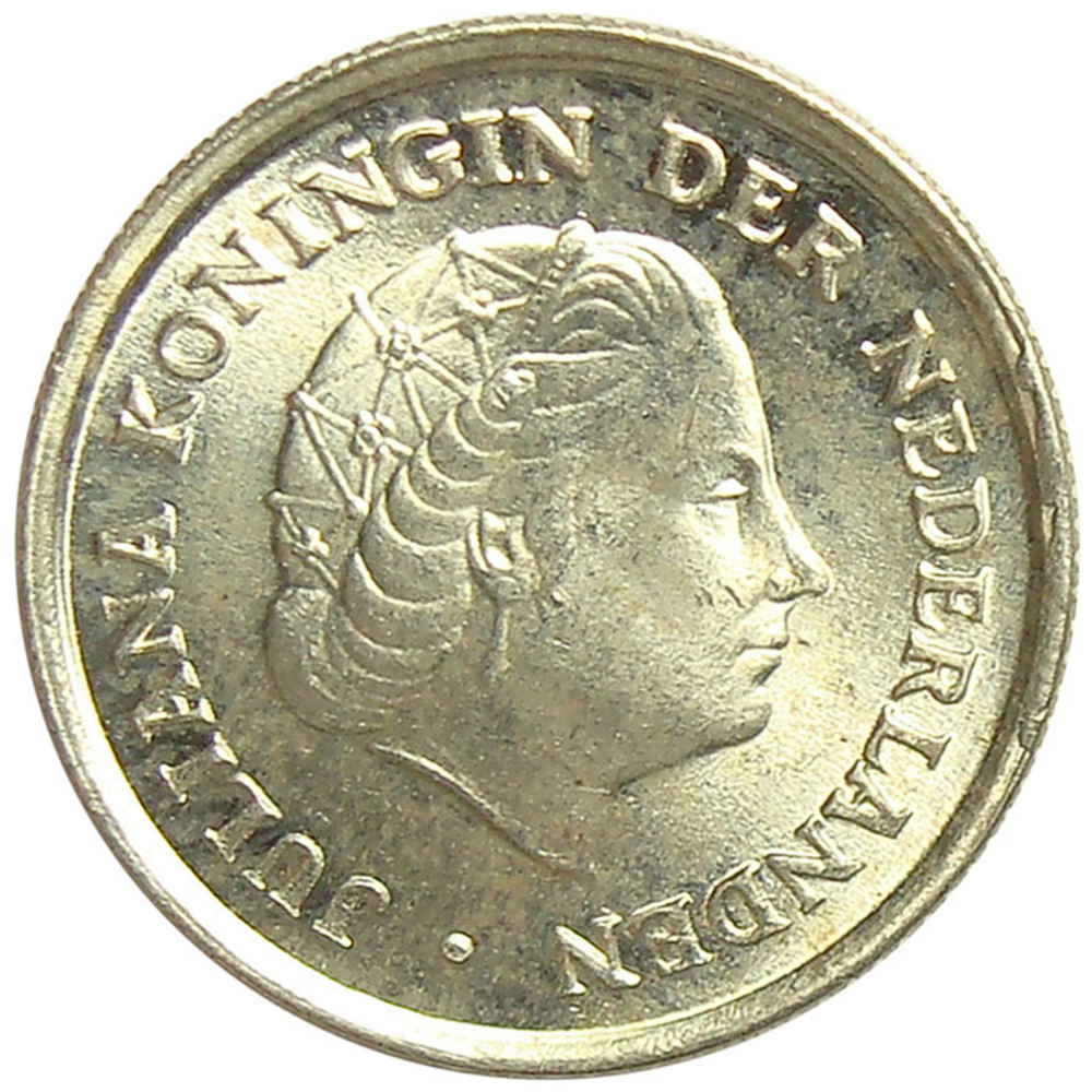 Moneda Antillas Holandesas 1/10 Gulden 1954-1970  - Numisfila