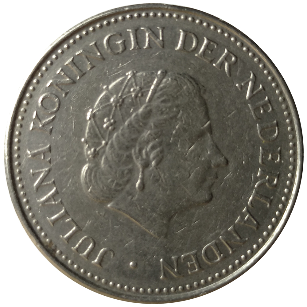 Moneda Antillas Holandesas 1 Gulden 1970 - 1979  - Numisfila