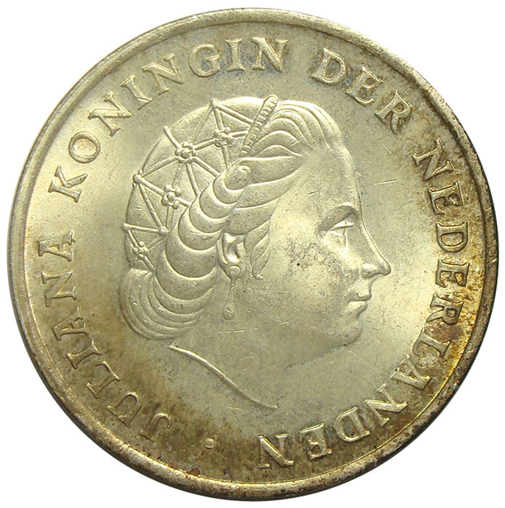 Moneda Antillas Holandesas 1 Gulden 1952-1970  - Numisfila