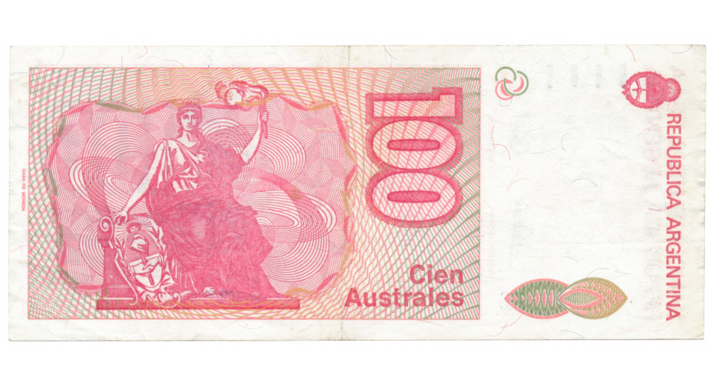 Billete Argentina 100 Australes de 1985  - Numisfila