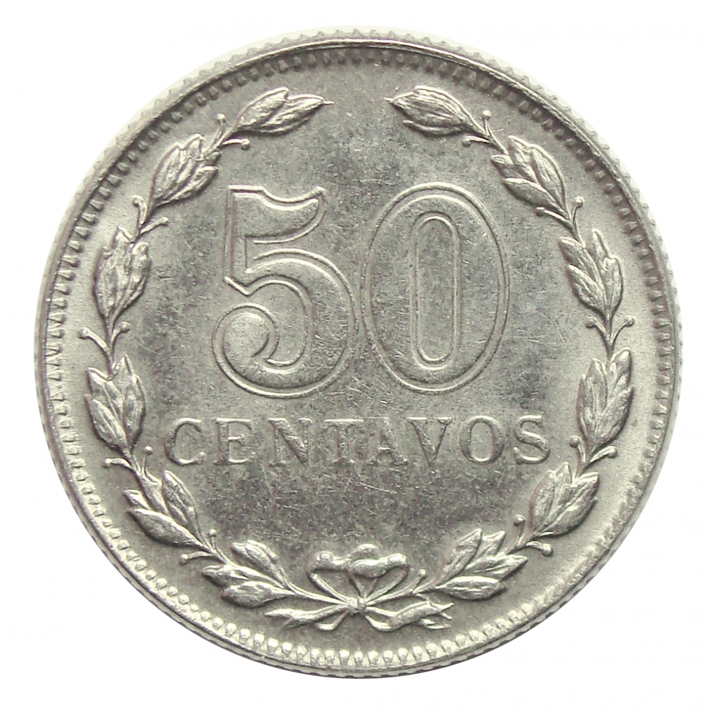 Moneda Argentina 50 Centavos 1941   - Numisfila