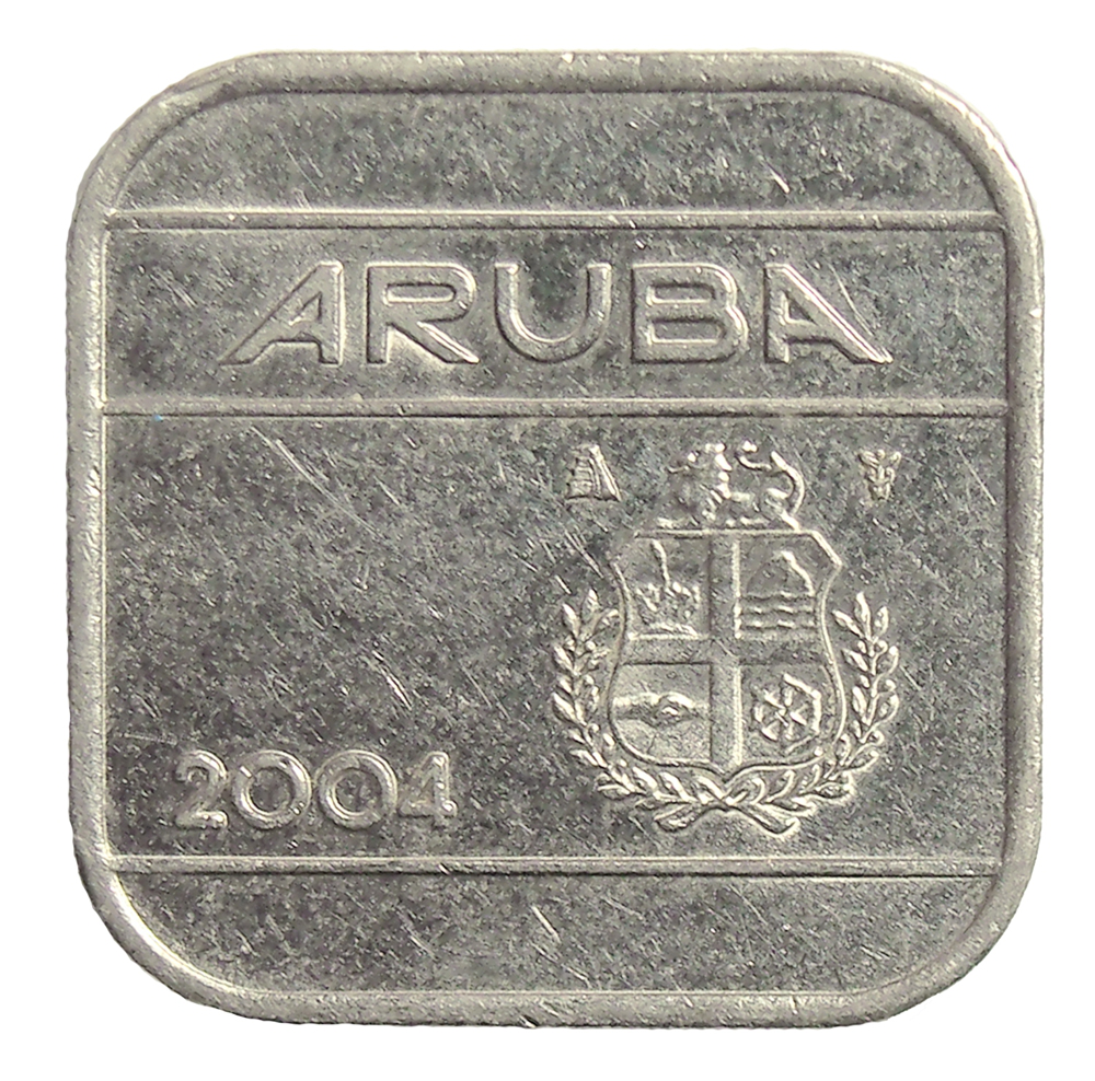 Moneda Aruba 50 Centavos 1986-2013  - Numisfila
