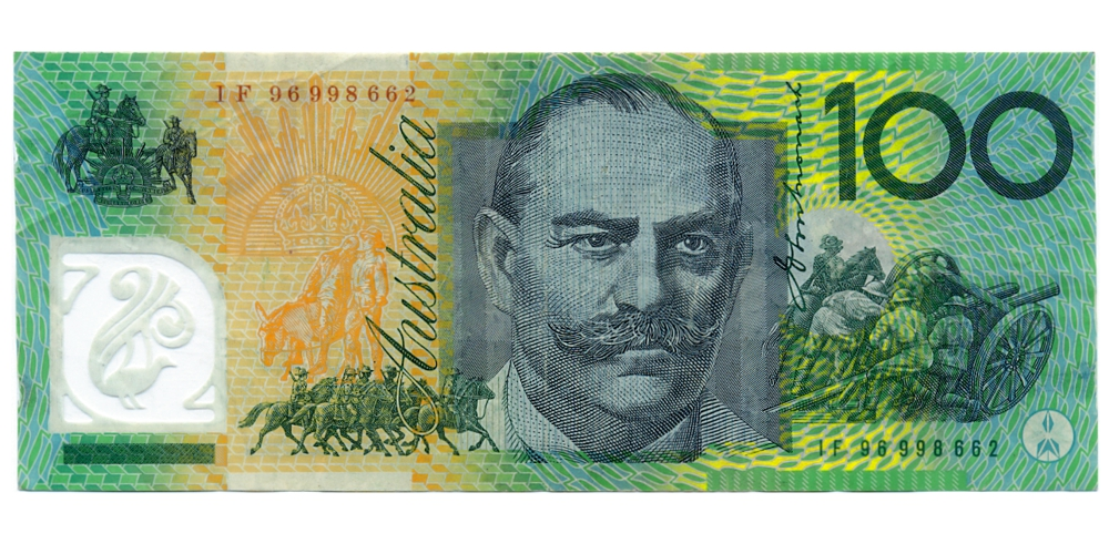 Billete Plástico Australia 100 Dolares 1996   - Numisfila