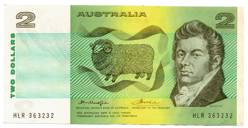 Billete Australia 2 Dólares 1974-1985  - Numisfila