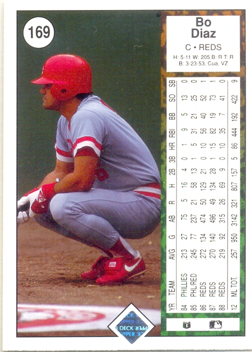 Barajita Baudilio Díaz Upper 1989 # 169  - Numisfila