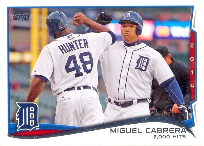 Barajita Miguel Cabrera Topps 2014 # US300 - Numisfila