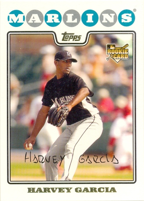 Barajita Harvey Garcia Topps 2008 # 492 - Numisfila
