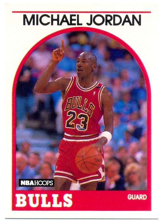 Barajita de Basquet Michael Jordan 1989 NBAHOOPS #200  - Numisfila