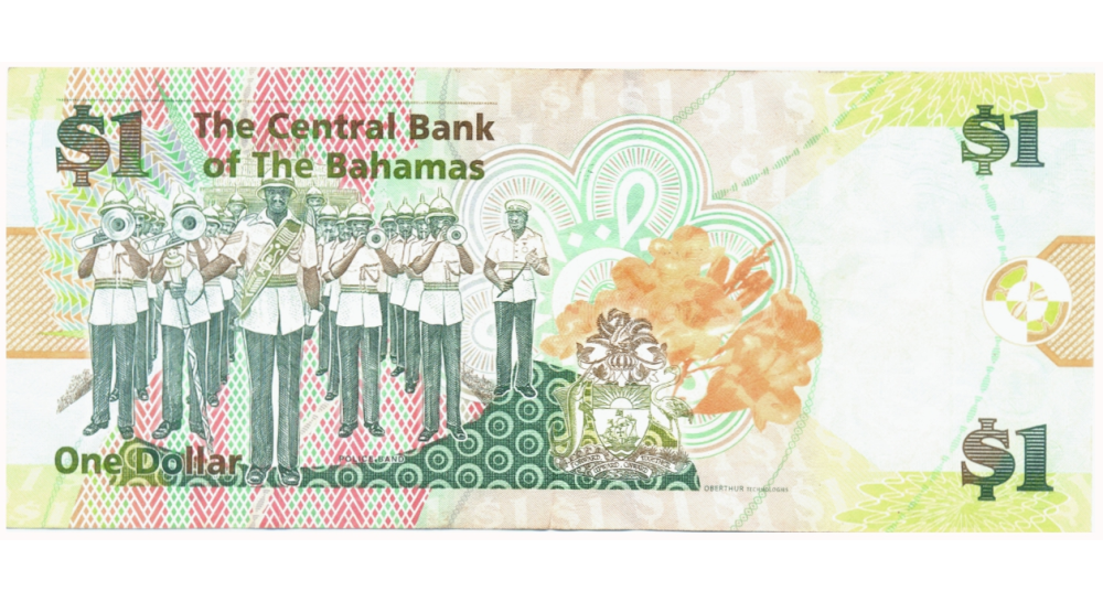 Billete Bahamas 1 Dólar 2008   - Numisfila