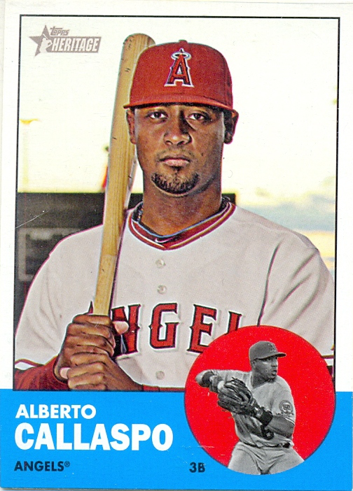 Barajita Alberto Callaspo Topps 2012 # 249  - Numisfila