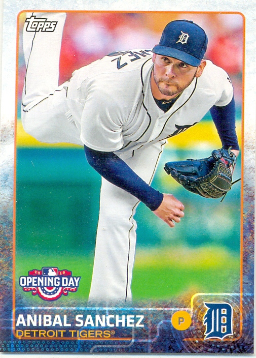 Barajita Anibal Sanchez Topps 2015 # 64 - Numisfila