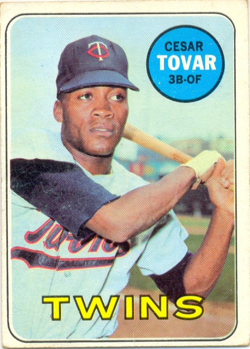 Barajita Cesar Tovar Topps 1969 # 530 - Numisfila