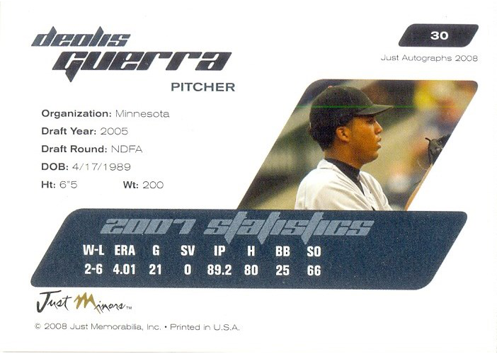 Barajita Deolis Guerra Minors 2008 # 30  - Numisfila