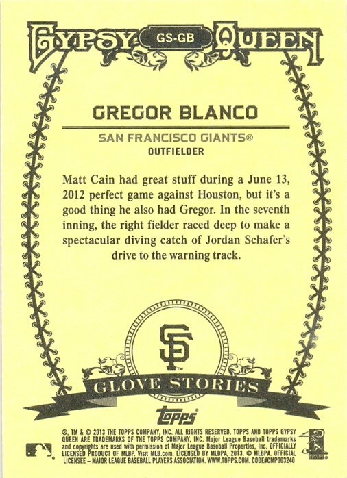 Barajita Gregor Blanco Gypsy 2013 # GS-GB  - Numisfila