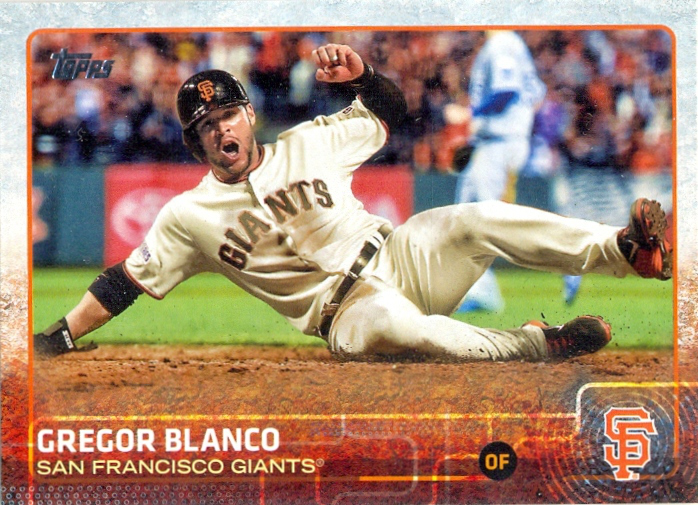 Barajita Gregor Blanco Topps 2015 # 611 - Numisfila