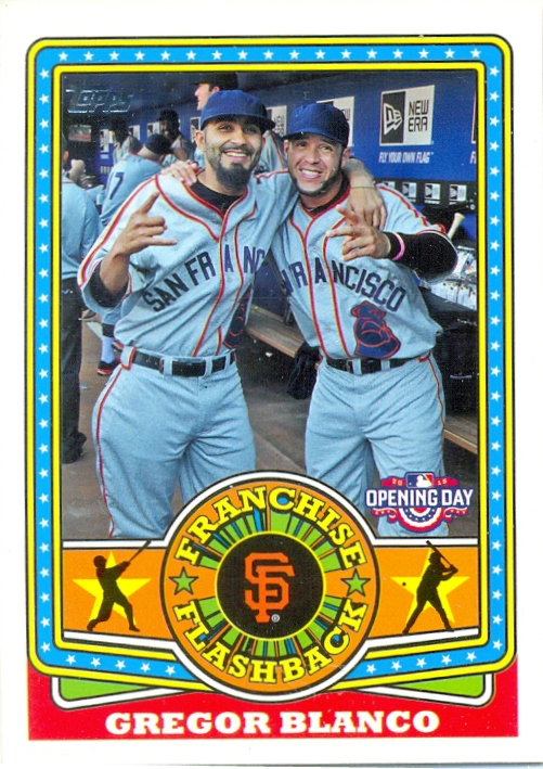 Barajita Gregor Blanco Topps 2015 # FF-07 - Numisfila