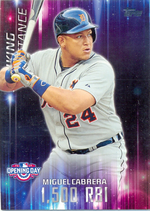 Barajita Miguel Cabrera Topps 2016 # SD-4 - Numisfila