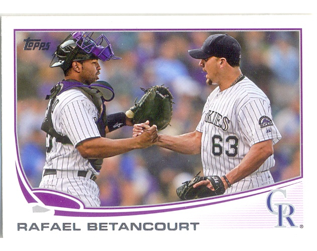 Barajita Rafael Betancourt Topps 2013 # 604 - Numisfila